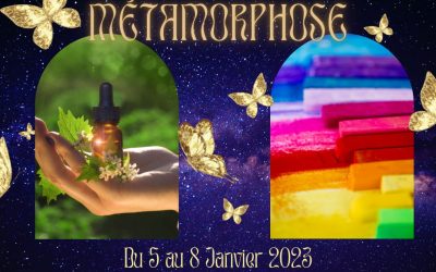 Stage “Métamorphose – Crée et Dessine ton parfum d’âme” Du 5 au 8 Janvier 2023 en Saône et Loire